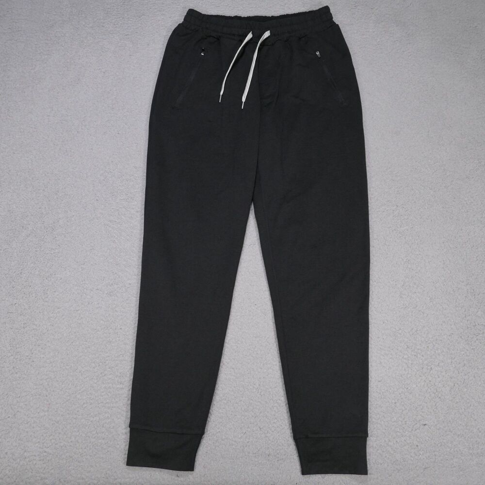 Vuori Ponto Performance Jogger Men's Medium Black Drawstring Travel - Picture 1 of 16